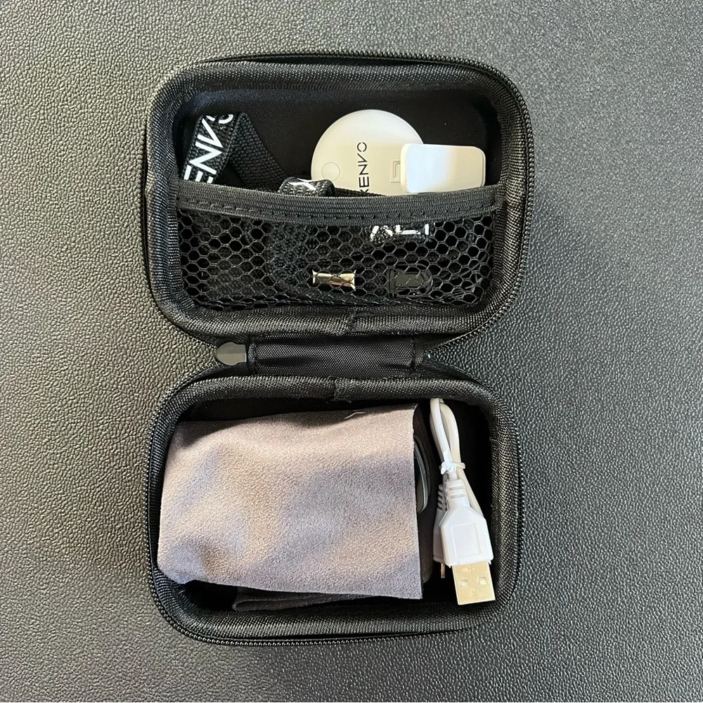 Xenvo Pro Kit for Phones Macro Wide Angle Lens LED Light Travel Case Clarus 15x